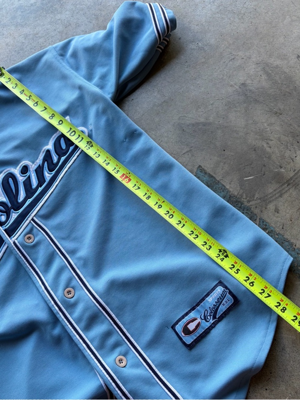Vintage 90s University Of North Carolina Baseball Jersey Script - Picture 7 of 7